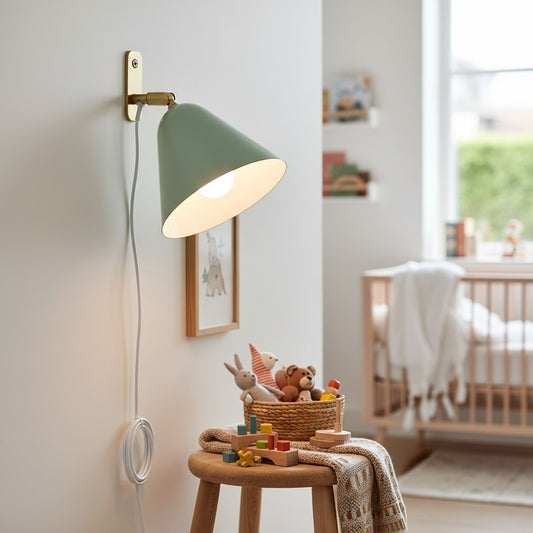 Modern Minimalist Tapered Metal Wall Sconce