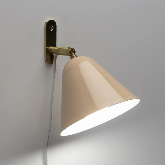Phrike Modern Minimalist Tapered Metal Wall Sconce