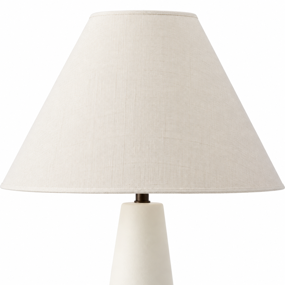 AI-generated Polar linen shade macro detail