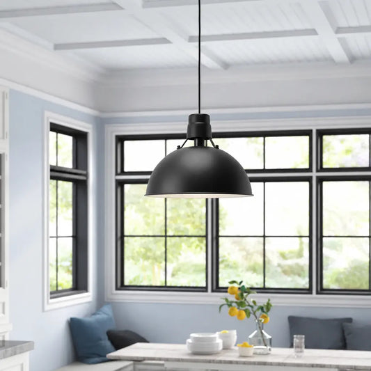 Poyan Industrial Dome Adjustable Pendant Light