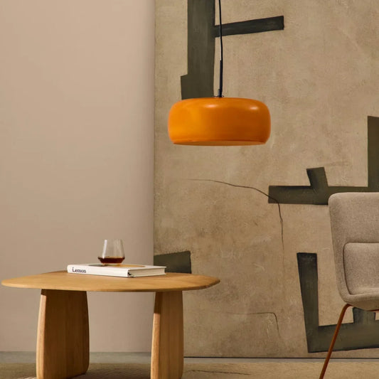 Pronoe Modern Round Glass LED Pendant Light