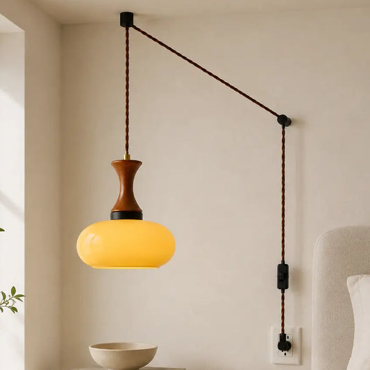 Romulus Modern Scandinavian Plug-In Pendant Light