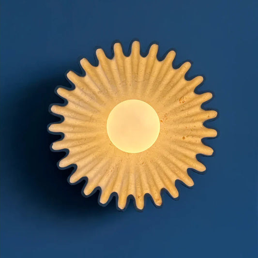 Romy Modern Elegant Ceramic Flower Wall Sconce
