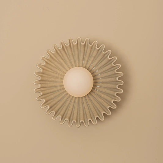 Romy Modern Elegant Ceramic Flower Wall Sconce
