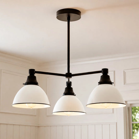 Saffira Rustic Trumpet 3-Light Chandelier