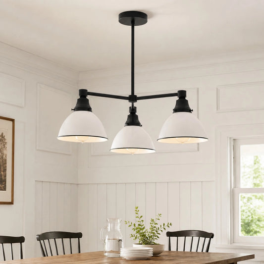 Saffira Rustic Trumpet 3-Light Chandelier