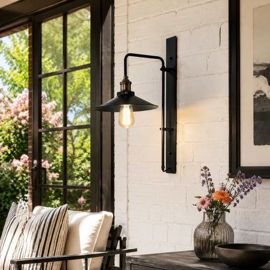 Salem Vintage Adjustable Metal Wall Lamp