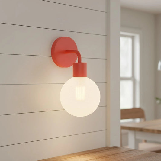 Seppo Minimalist Macaron Globe Wall Light