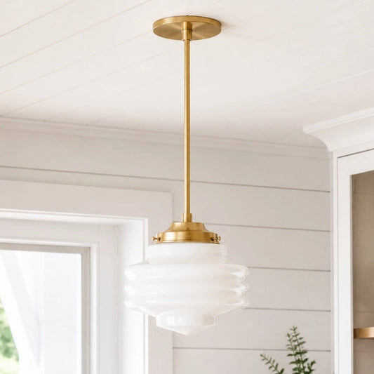 Sigrid Decorative Ribbed Shade Pendant Light