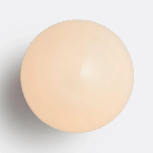 Silenus Mid-Century Modern Opal Glass Globe Wall Sconce