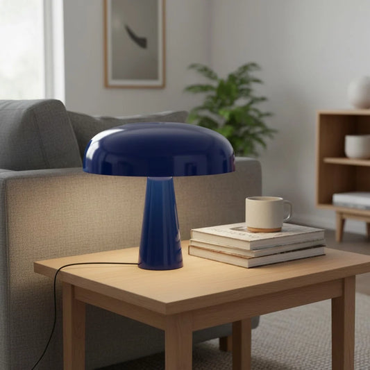 Sofia Minimalist Metal Mushroom Table Lamp