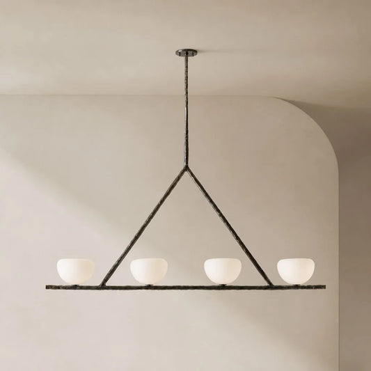 Stella Vintage 4-Light Dark Bronze Chandelier
