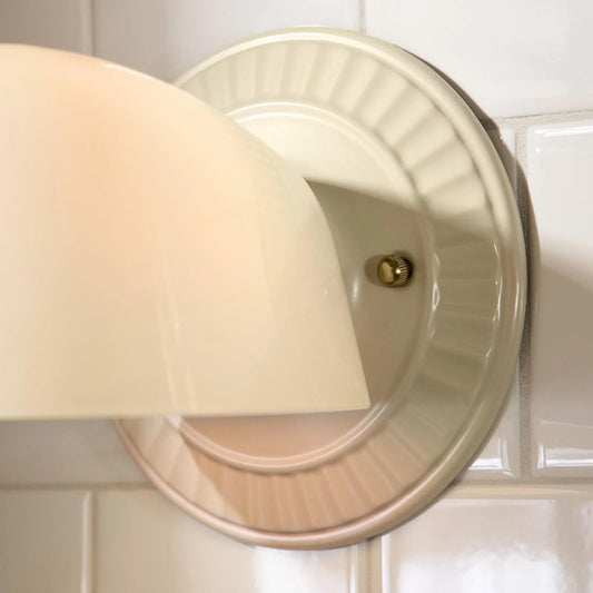 Thais Mid-Century Modern Art Deco Glass Wall Sconce