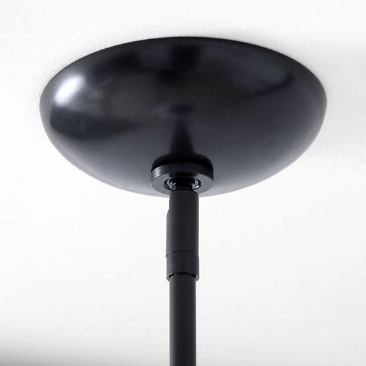 Thalia Modern Brass Opal Glass Pendant Light