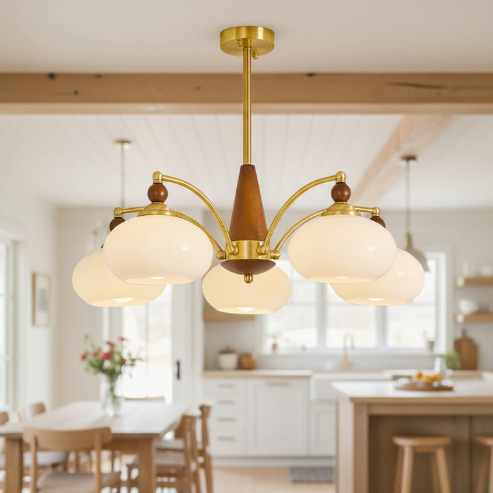 Tillary Wood Chandelier