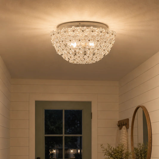 Torin Luxury Acrylic Floral Flush Mount Ceiling Light
