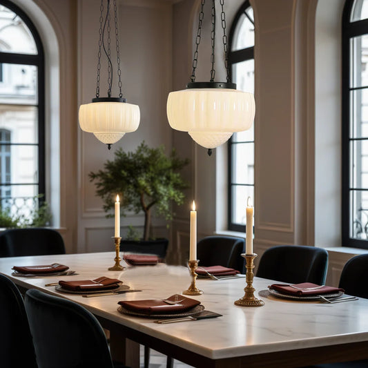 Triton Mid-Century Modern Glass Pendant Light