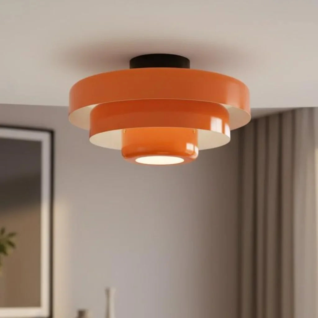 Vanesly Colorful Three-Tier Round Ceiling Light | Mergelighting – Merge ...
