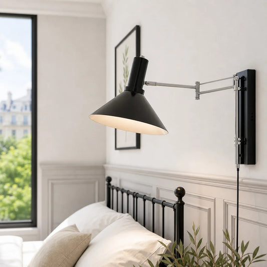 Veraa Bauhaus Colored Swing Arm Wall Light