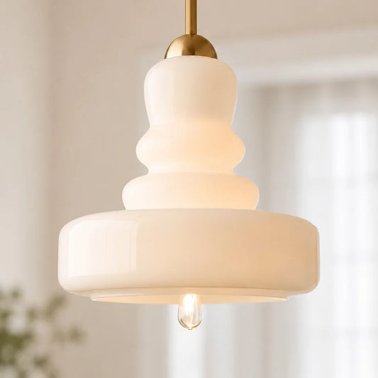 Vespera Modern Sculptural Glass Pendant Light