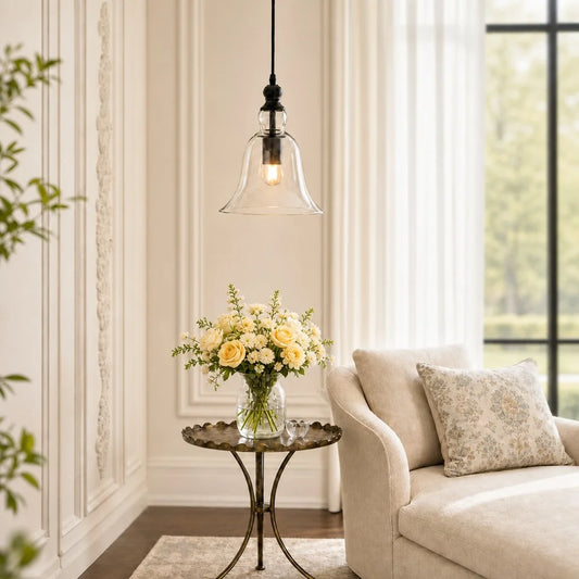Vintage Creative Glass Bell Pendant Lighting