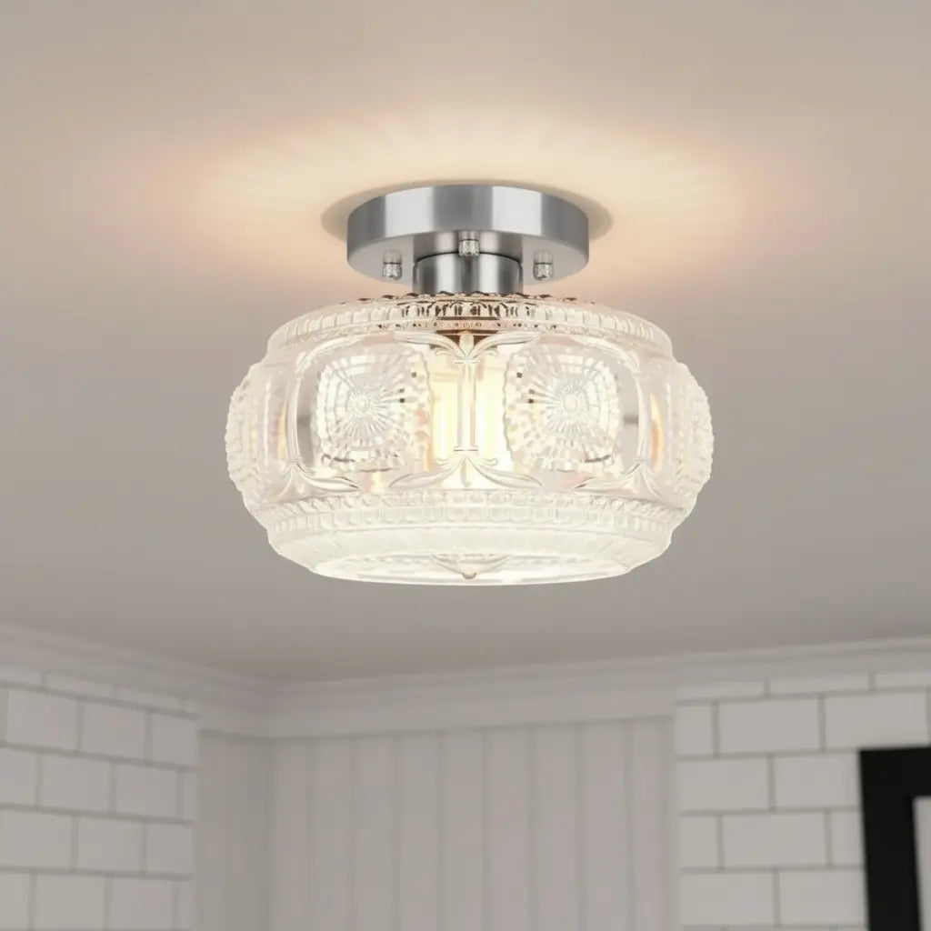 Vintage Pattern Glass Round Semi Ceiling Light12.webp__PID:d378b337-891b-4837-9403-3c68aa4c2b59