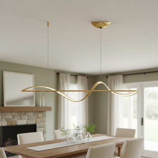 Whisper Linear Island Chandelier