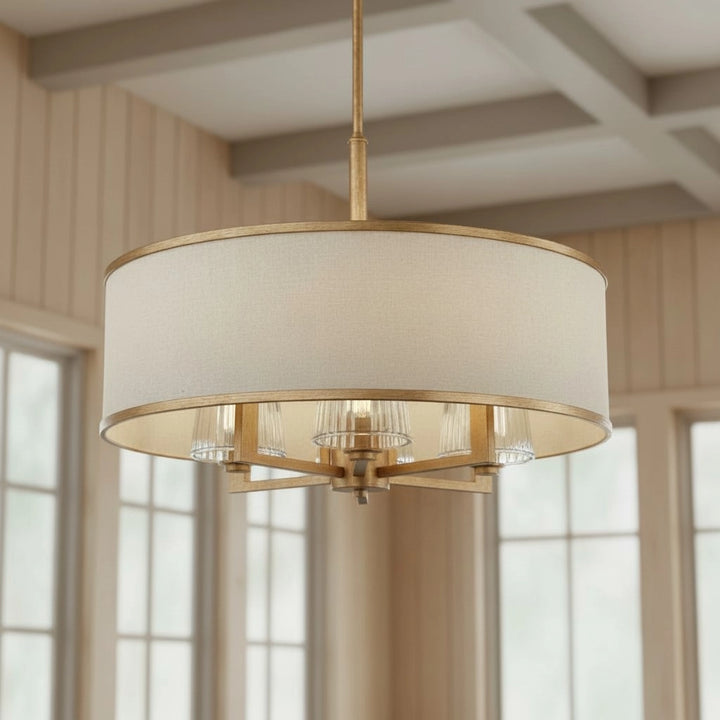 Winry 7-Light Dimmable Drum Chandelier