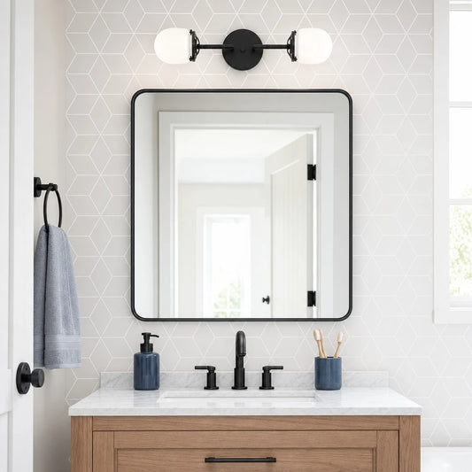 Wyllan Minimalist Glass Metal Linear Wall Sconce