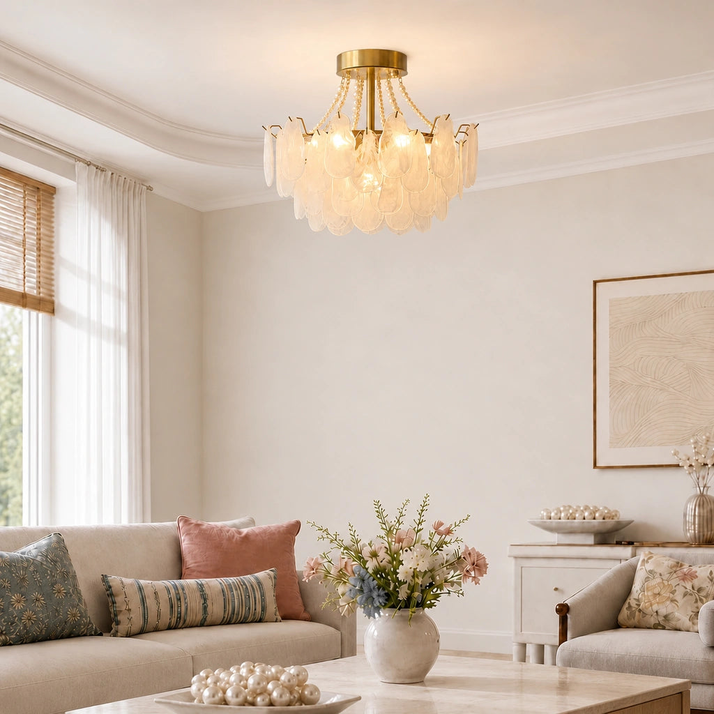 Wylowyn chandelier brushed brass base corrected - view 03