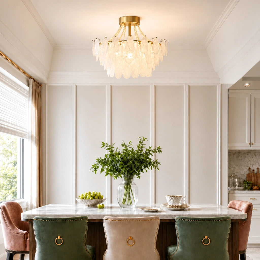 Wylowyn chandelier brushed brass base corrected - view 08