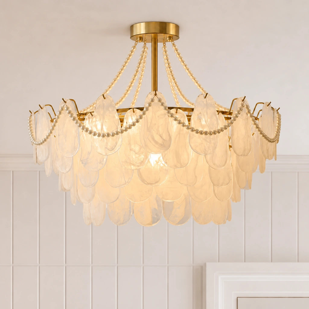 Wylowyn chandelier brushed brass base corrected - view 15