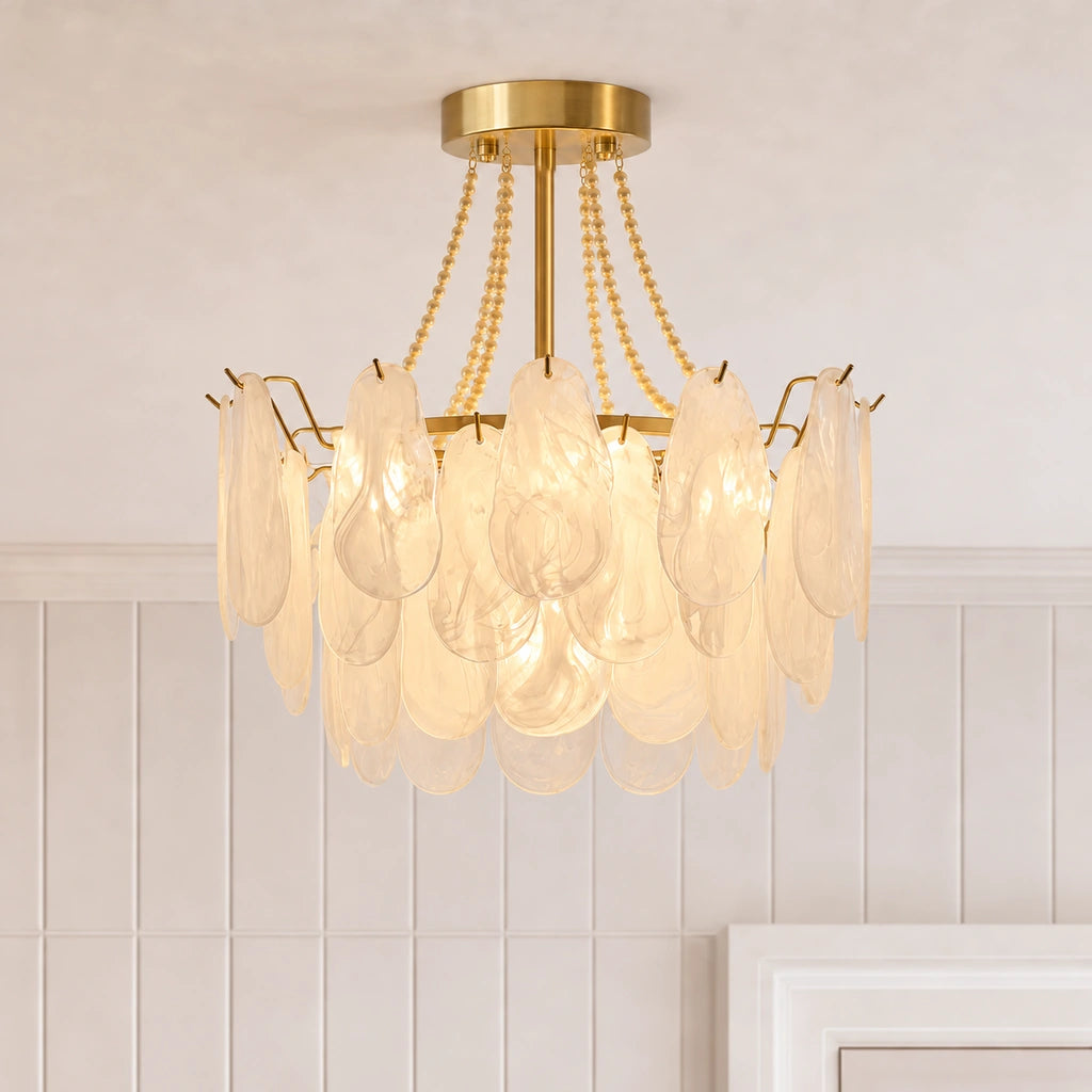 Wylowyn chandelier brushed brass base corrected - view 16