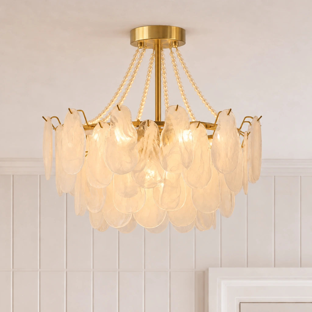 Wylowyn chandelier brushed brass base corrected - view 17