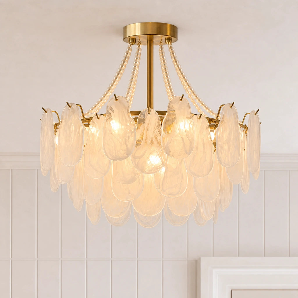 Wylowyn chandelier brushed brass base corrected - view 18