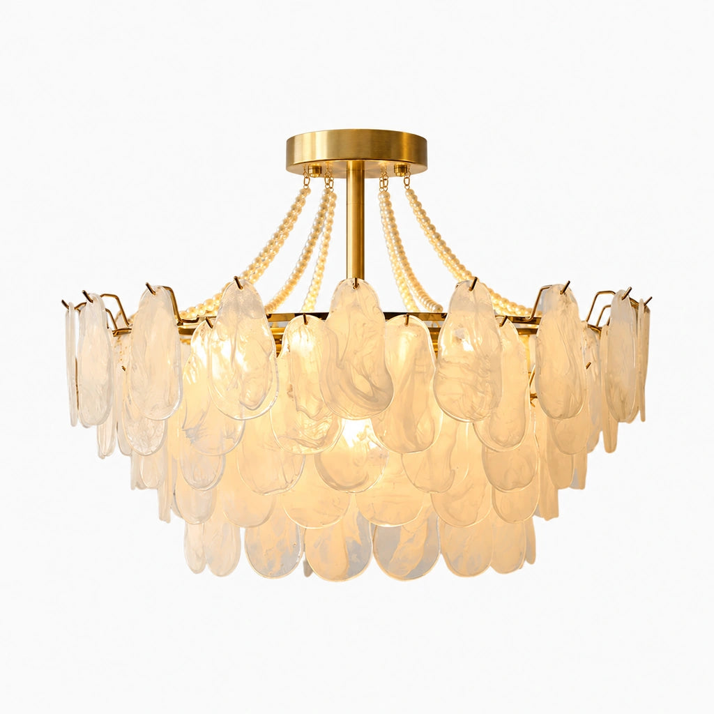 Wylowyn chandelier brushed brass base corrected - view 30