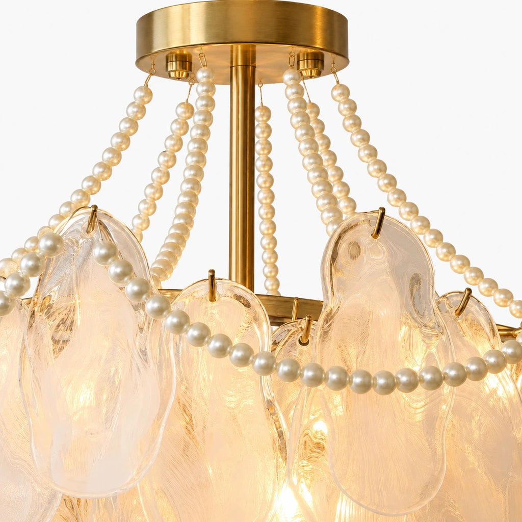 Wylowyn chandelier brushed brass base corrected - view 31