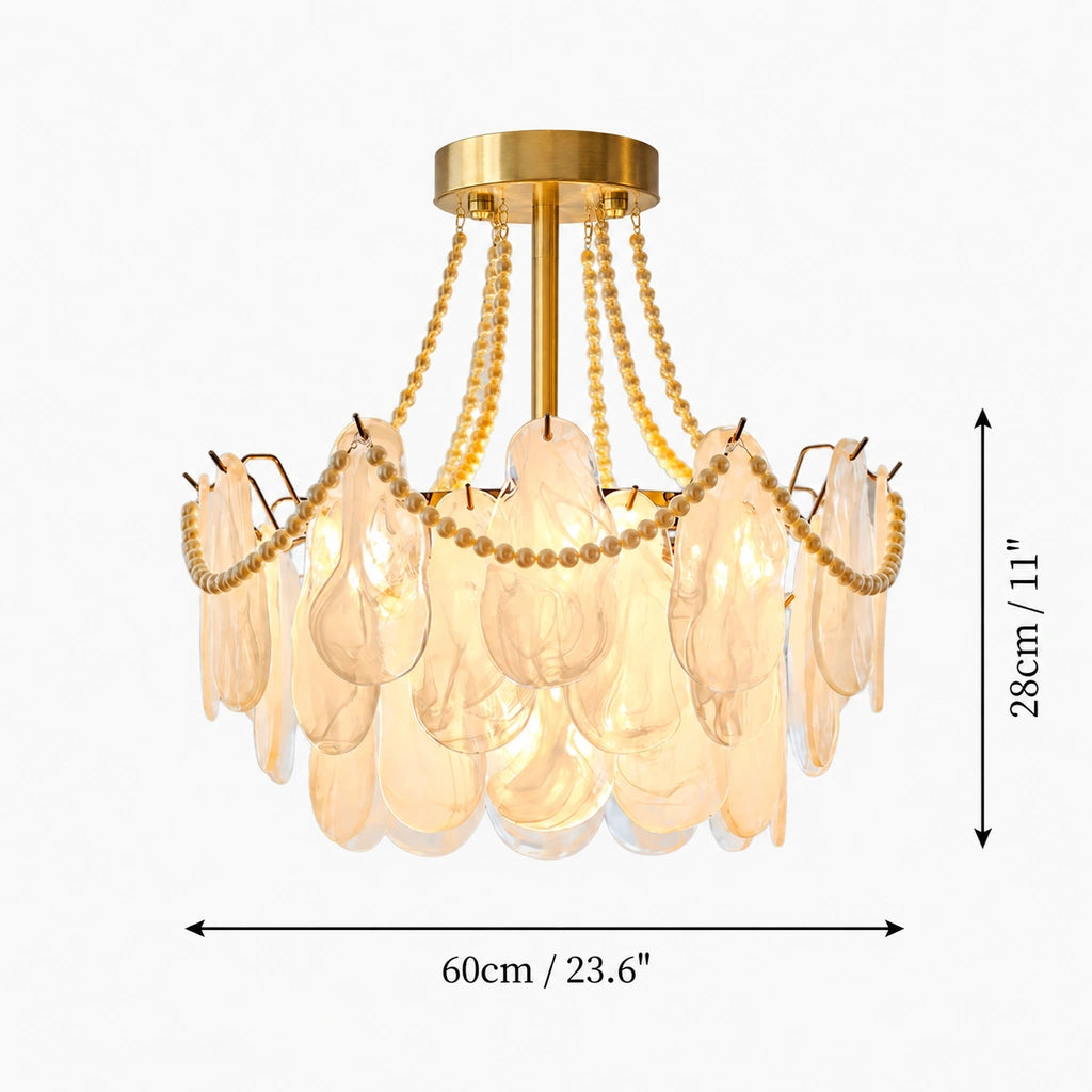 Wylowyn chandelier brushed brass base corrected - view 33