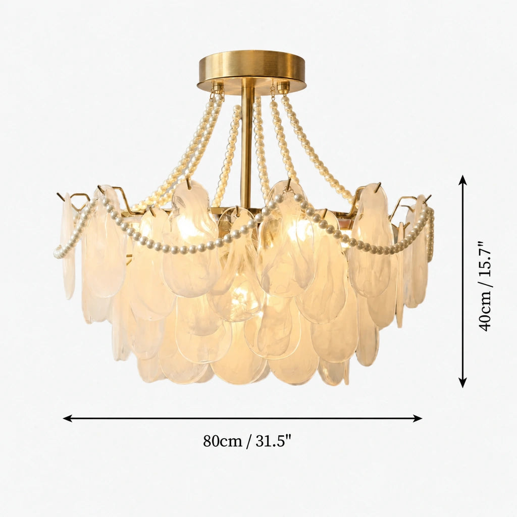 Wylowyn chandelier brushed brass base corrected - view 34