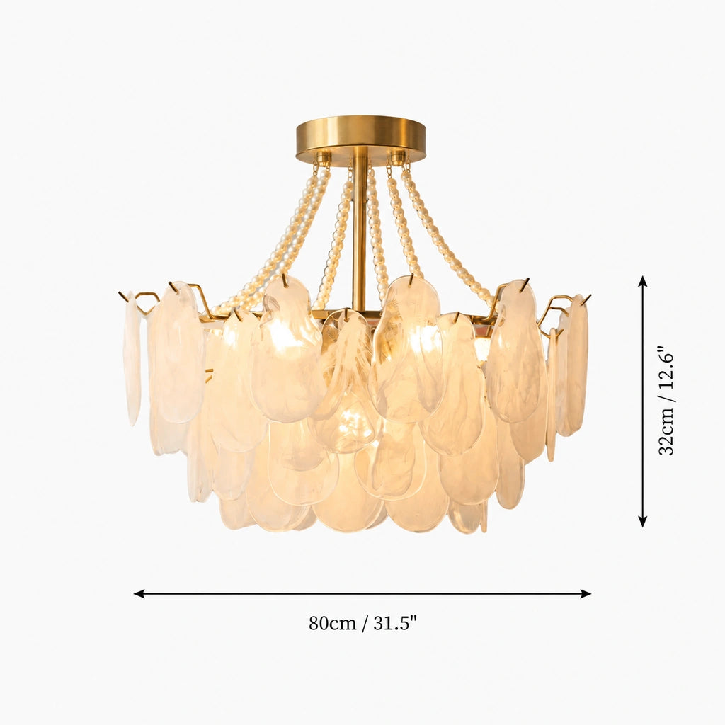 Wylowyn chandelier brushed brass base corrected - view 37