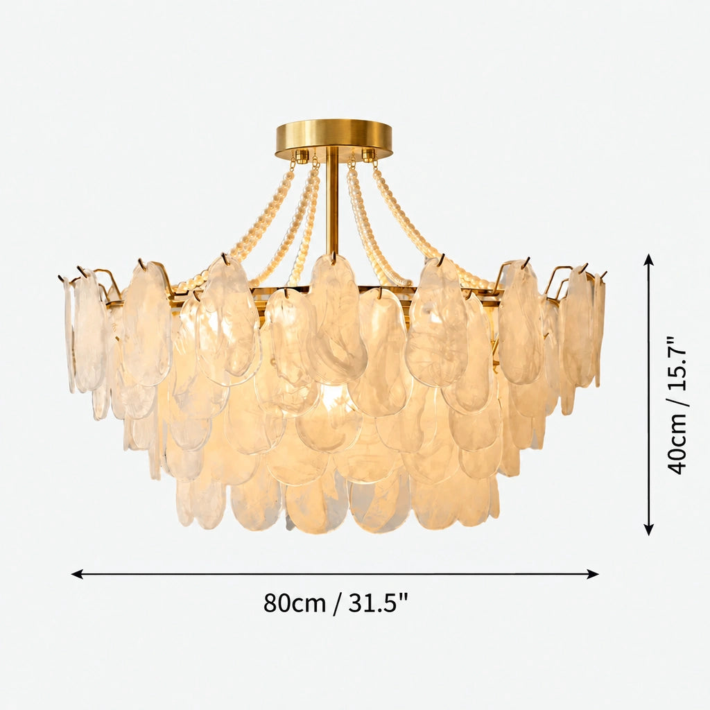 Wylowyn chandelier brushed brass base corrected - view 38