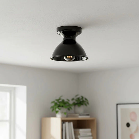 Xaviero Modern Colorful Ceramic Round Ceiling Light