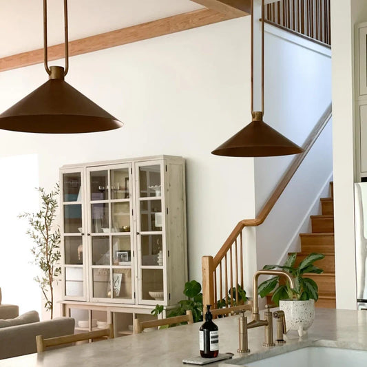 Zane Industrial Metal Cone Pendant Light