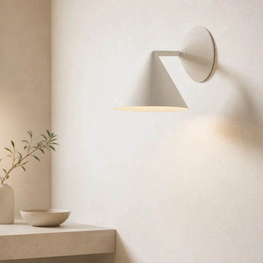 Zara Modern Elegant Cone Shade Wall Sconce