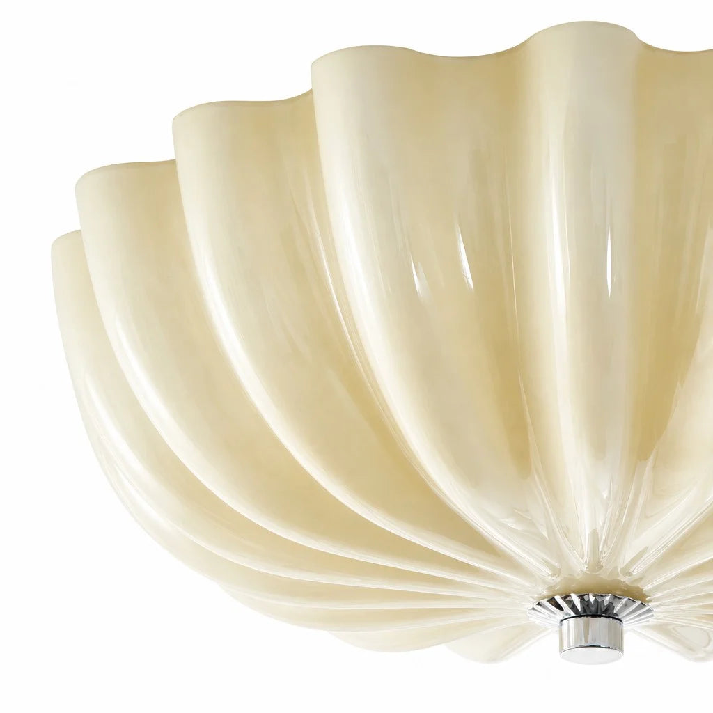 Zorael Modern Fluted Glass Flower Flush Ceiling Light8.webp__PID:389e10c0-2a50-4b62-894e-678a89f3af75