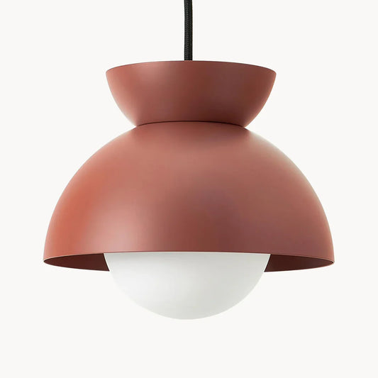 Zosia Minimalist Metal Half-Dome Pendant Light