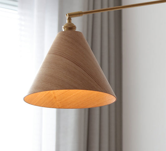 Wood Brass Pendant Rod Light - 101RPL