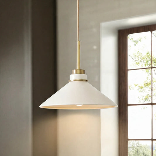 Corrianne Modern Hat Shape Adjustable Pendant Light