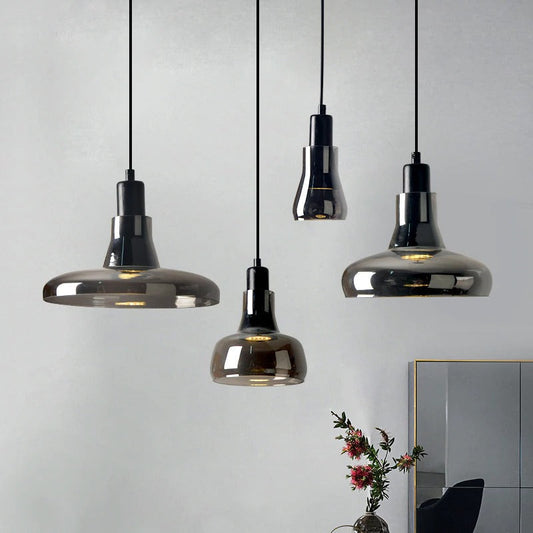 Black Pearl Glass Pendant Light - 104PL
