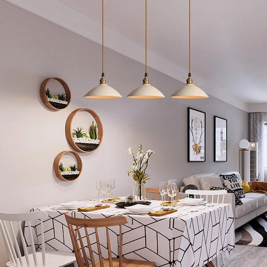 Brass Chandelier Light | Nordic Retro Luxury Restaurant Bar Entryway Pendant Lamp